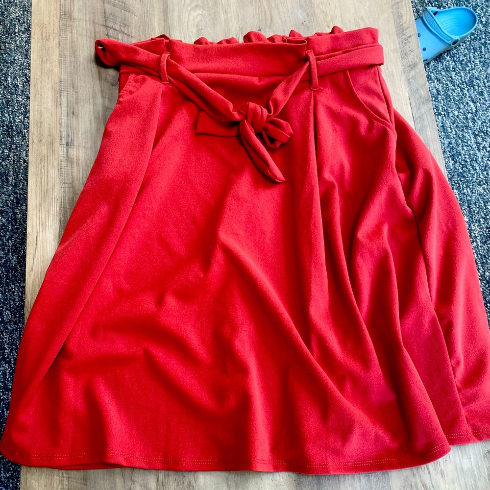 Knee length skirt